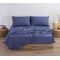 Σεντόνι Basic 1053-Indigo 1.40x2.00+30 Διπλό με λάστιχο Nef-Nef Homeware