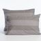 Σετ 2 τμχ. Μαξιλαροθήκες Casual Stripe D.Grey 52x72 Nef-Nef Homeware