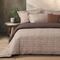 Σετ Παπλωματοθήκη Cardynal Beige/Grey Υπέρδιπλη 240x230 Nef-Nef Homeware