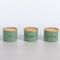 Σετ 3 τμχ.Δοχείο Απόθήκευσης Coffe-Tea-Sugar Green Nef-Nef Homeware