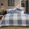 Σετ Σεντόνια  Casual Check Denim240x270 Υπέρδιπλα Nef-Nef Homeware