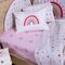 Σετ Σεντόνια Κούνιας 120x170 Βρεφικά Baby Dots Ecru/Pink Nef Nef Homeware