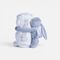 Κουβερτάκι με Κουνελάκι Βρεφικό Αγκαλιάς Fleece Bunny Boo Ecru/Green 75x100 Nef Nef Homeware