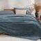 Κουβέρτα Cosy Fleece Dusty Blue 160x220 Nef-Nef Homeware