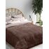 Κουβέρτα-Πάπλωμα Queue Brown 160x220 Μονό Madi Homeware