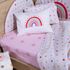 Σετ Σεντόνια Κούνιας 120x170 Βρεφικά Baby Dots Ecru/Pink Nef Nef Homeware