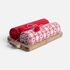 Ξύλινη Βάση Red Hearts  σετ 2τμχ.Ποτηρόπανα 40x70 Nef Nef Homeware